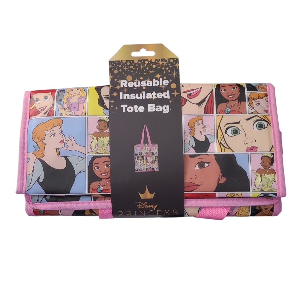 Disney Princesses Insulated Zip Closure Tote Bag NEW